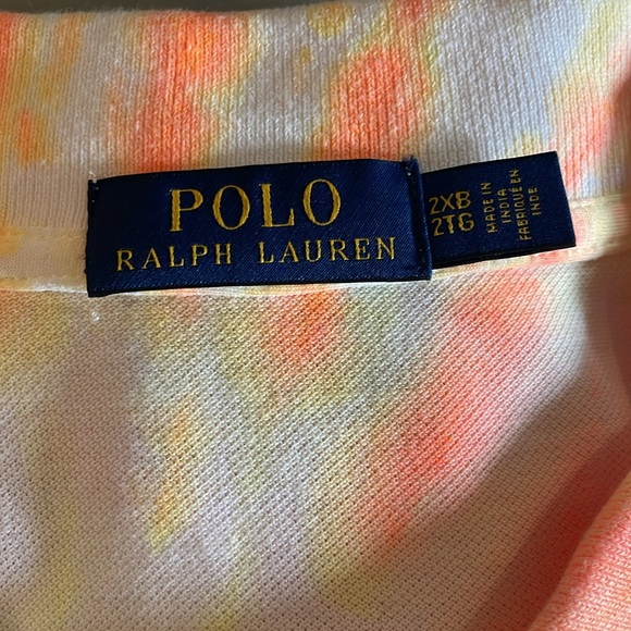 Cotton Polo, 1 of a kind ready for Dead Shows! Bright rye dye colors! - Picture 3 of 11